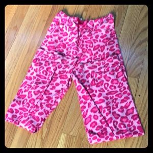Pink cheetah long pants